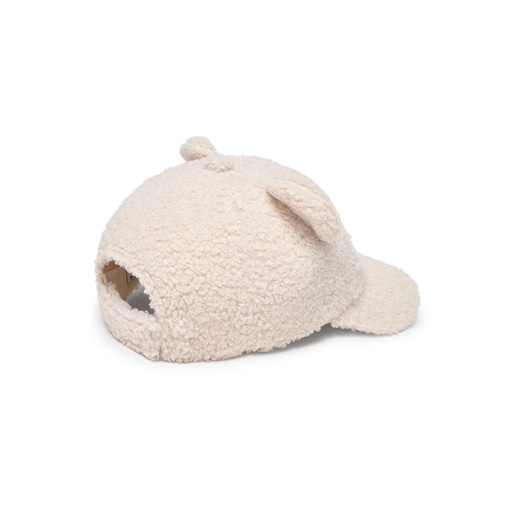 Cap with ears for babies and children in Cap Ecru