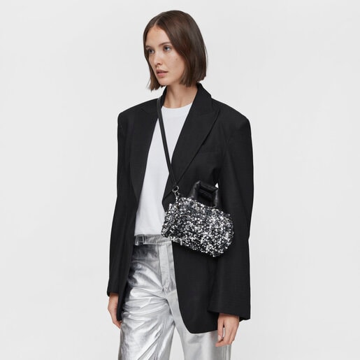 シルバーカラーのシティミニバッグ TOUS Party