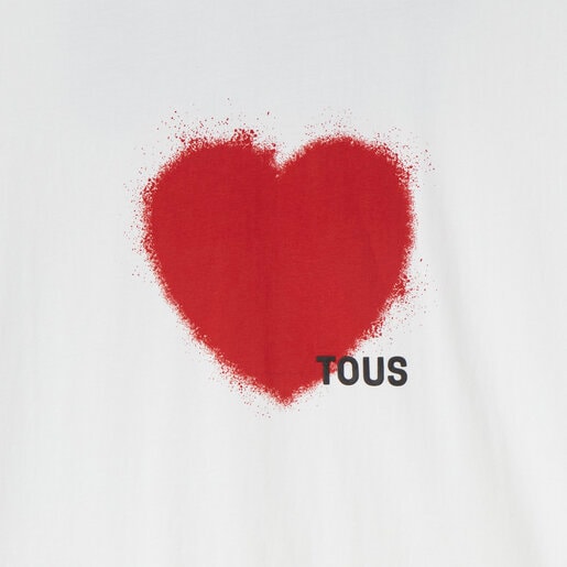 Κοντομάνικο T-shirt TOUS Motifs Spray σε κόκκινο χρώμα
