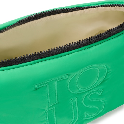 グリーンカレーのメイクポーチ TOUS Balloon Soft