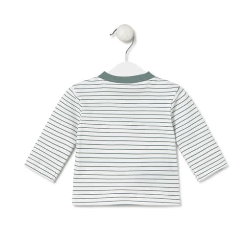 Baby t-shirt in Soft green
