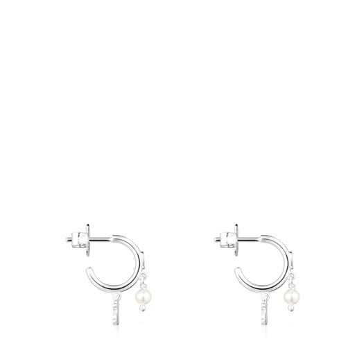 Pendientes de plata y perlas Cool Joy