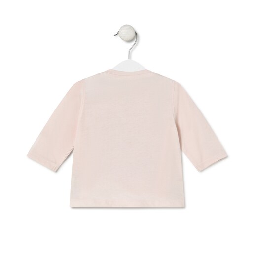 Bold Bear t-shirt in Casual pink