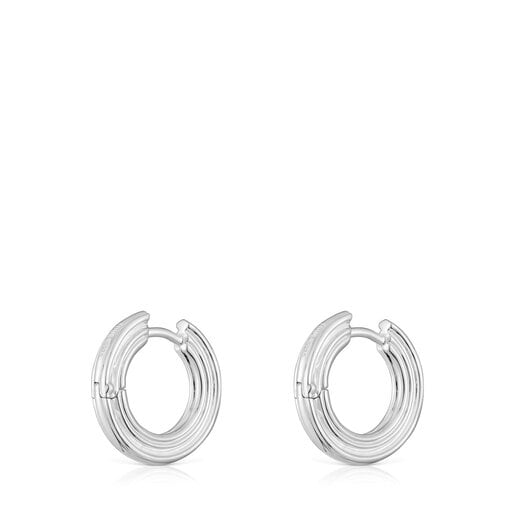 Silver Hoop earrings TOUS 1950