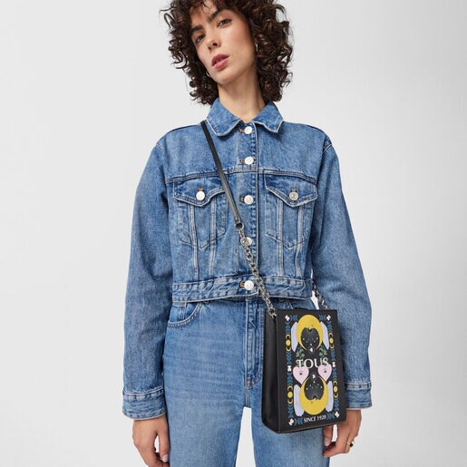 Mini bolso negro multicolor TOUS Magic