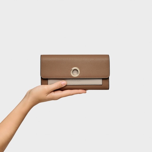 Earth-colored Wallet TOUS Poppy