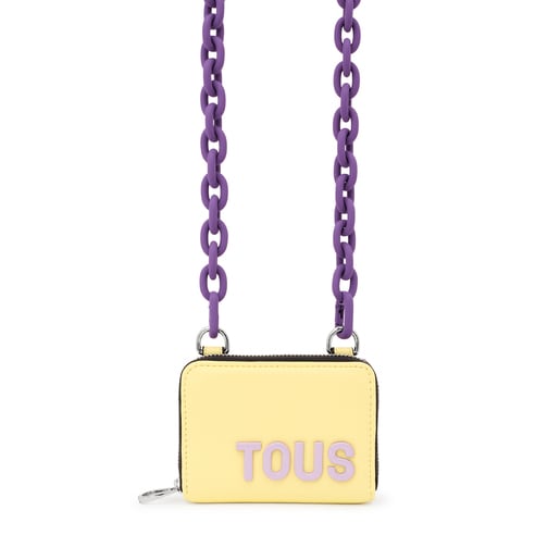 Beige TOUS La Rue New Hanging change purse