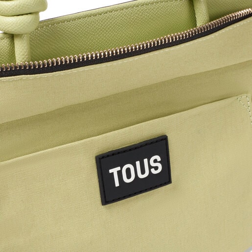 Malá zelená Tote taška TOUS La Rue New
