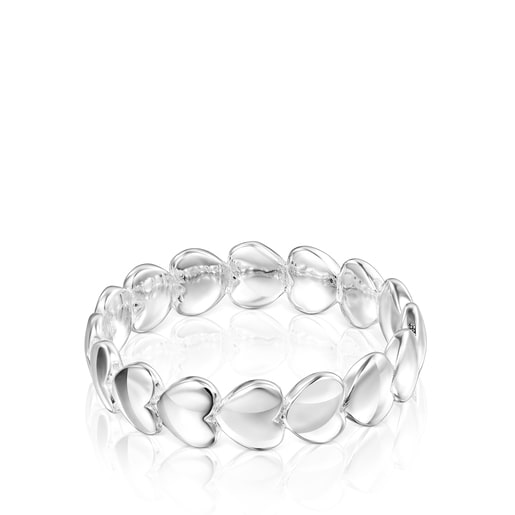 Silver heart Ring with Heart motifs TOUS Mini Icons | TOUS