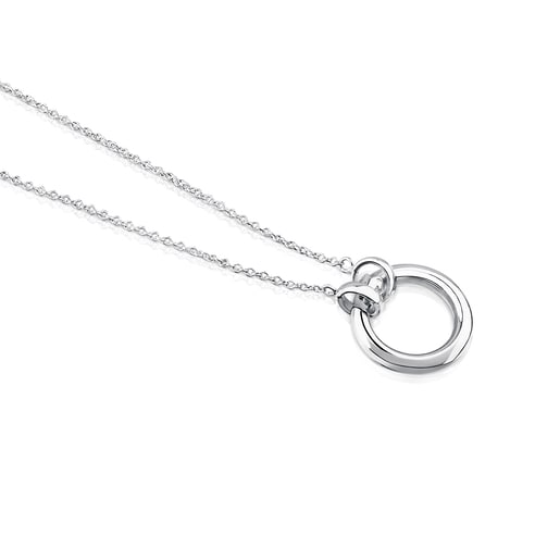 TOUS Silver TOUS Hold Necklace 1,6cm. | Plaza Las Americas