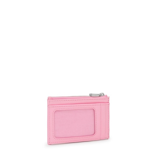 Pinkfarbenes Portemonnaie und Kartenetui New Dorp