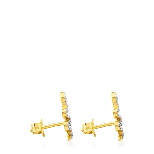 Pendientes de oro con diamantes 0,20ct Gem Power