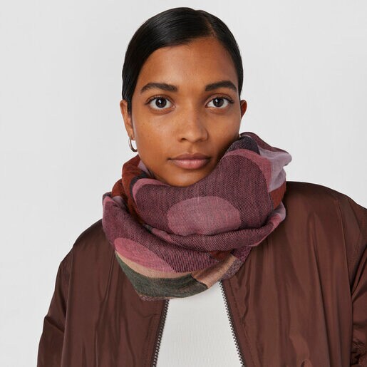 Black jacquard TOUS Mimic Foulard