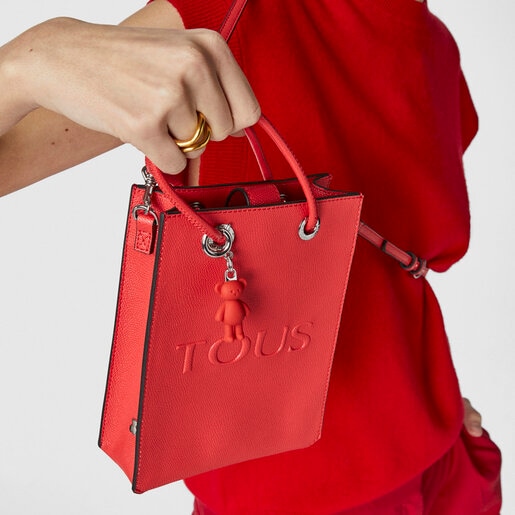 Mini red TOUS Funny Handbag