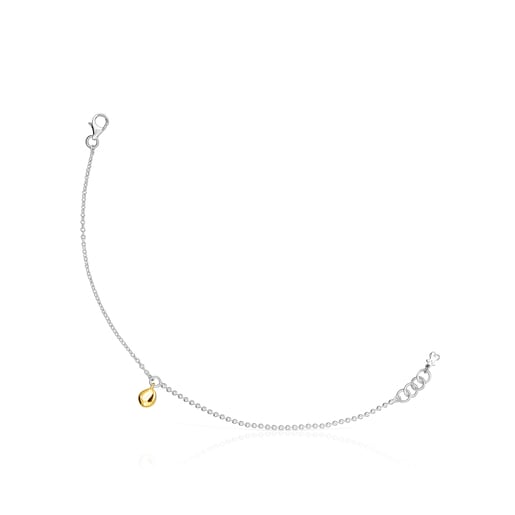 Two-tone TOUS Joy Bits bracelet with pendant
