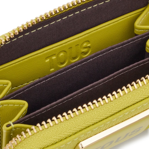 Lime green TOUS Sylvia Change purse