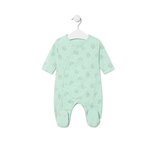 Baby playsuit in Pic mist