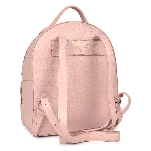 Pink Leather Sherton Backpack