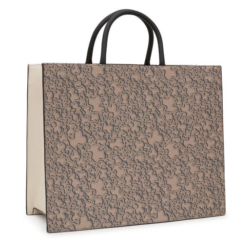 Large taupe Amaya Shopping bag Kaos Mini Evolution New