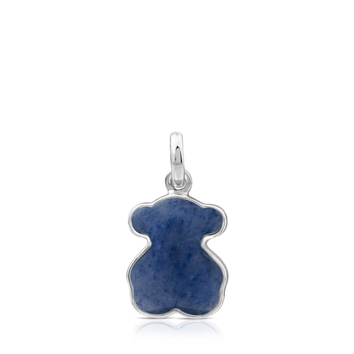 Silver New Color Pendant with Dumortierite