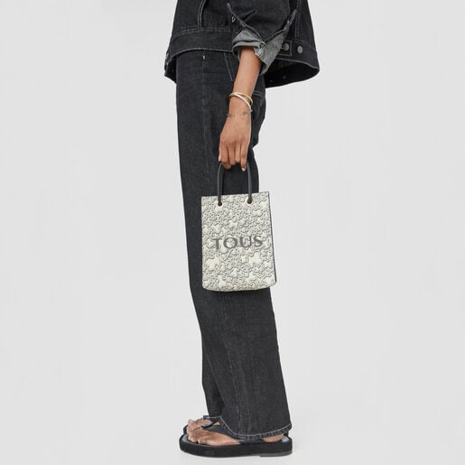 Beige TOUS Kaos Mini Evolution Mini Handbag