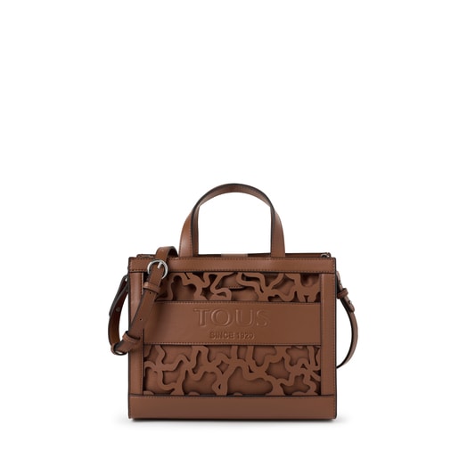 Medium brown Amaya Kaos Shock shopping bag | TOUS