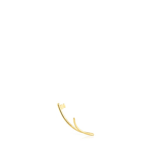 Gold TOUS Cool Joy Bar earring