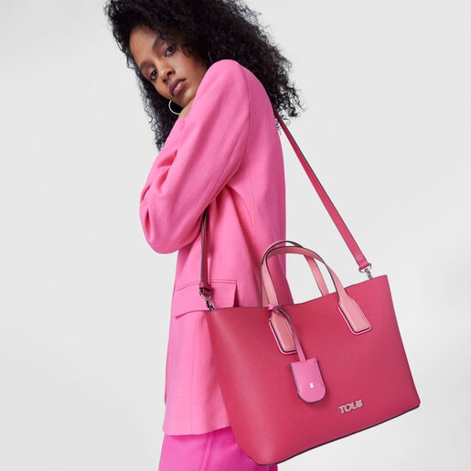 Capazo pequeño Tous Essential multi rosa