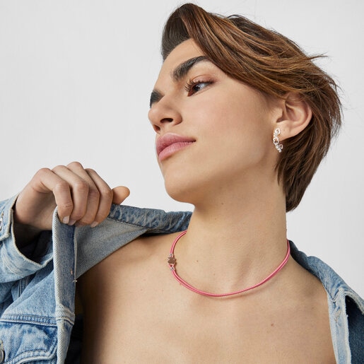 Collar elástico fucsia Sweet Dolls