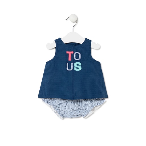 Baby outfit in Boat blue