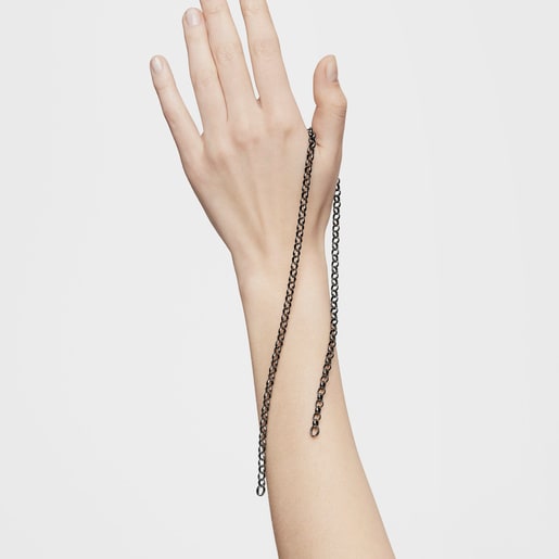 42 cm Dark Silver Hold Choker.
