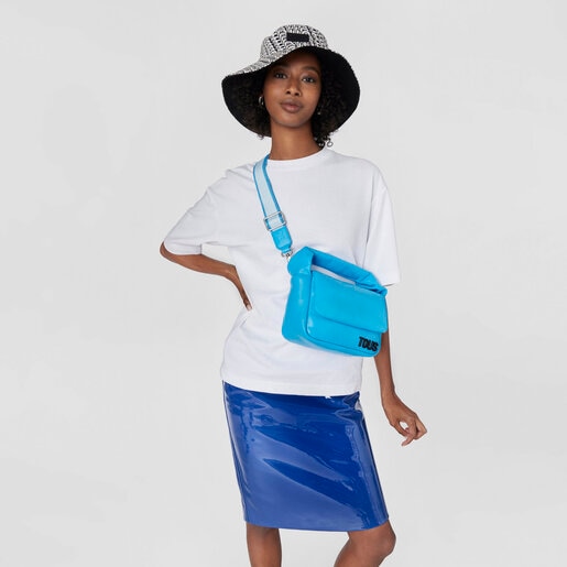 Bandolera pequeña azul TOUS Carol
