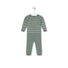 Footless baby playsuit in Tricot mist