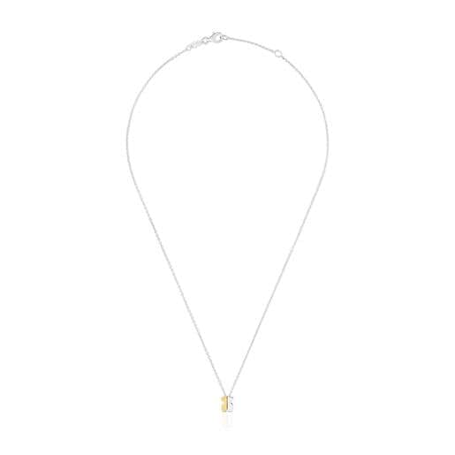 Collar bicolor y motivo oso 8 mm TOUS 1950