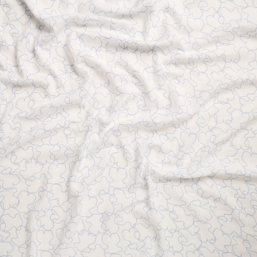 Baby muslin in Muse sky blue