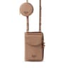 Taupe T Pop Cell phone cover and Hanging wallet