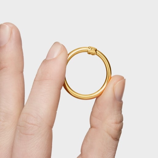 Vermeil Silver Hold Ring