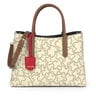 City-Tasche Kaos Icon mehrfarbig in Rot und Beige