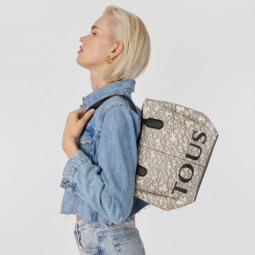 ベージュのスモールトートバッグ TOUS Kaos Mini Terra