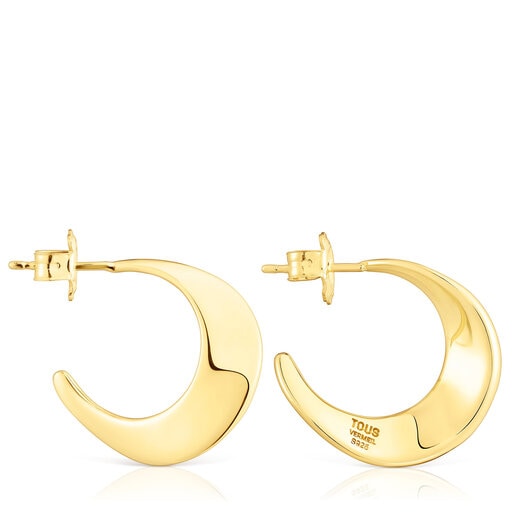 Silver vermeil Hoop earrings Gregal