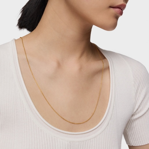 Vermeil Silver TOUS Chain Choker 70cm.