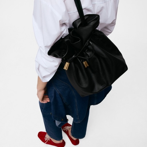 Bombonera negra mediana Tous Heritage