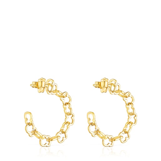 Boucles d'oreilles anneau motif TOUS Carrusel