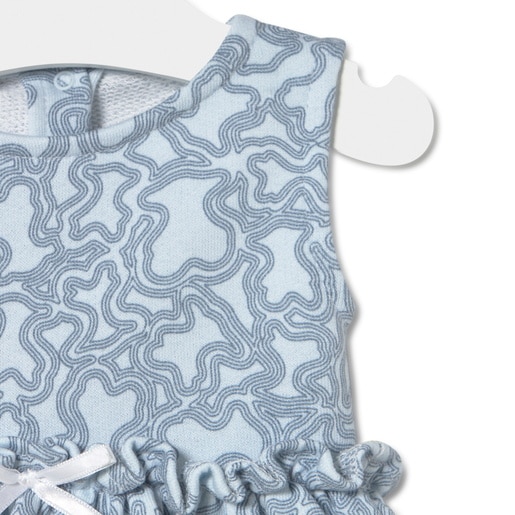 Body con falda de bebé niña KaosP azul celeste