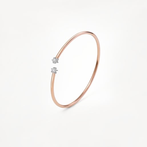 Esclava ATELIER 24/7 de Oro rosa con Diamantes
