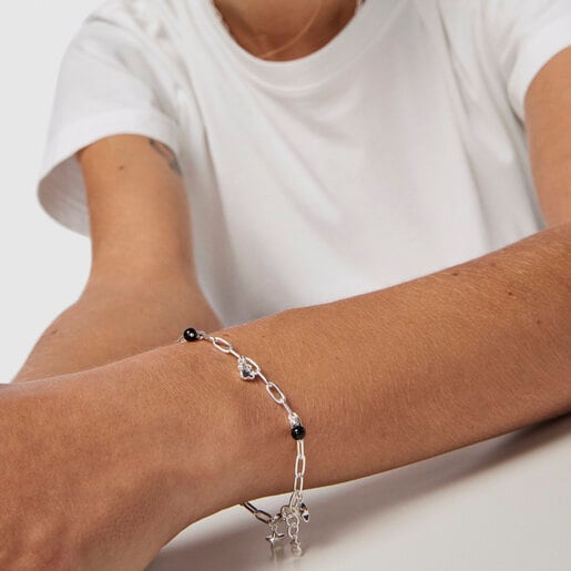 Серебряный браслет Magic Nature со шпинелями