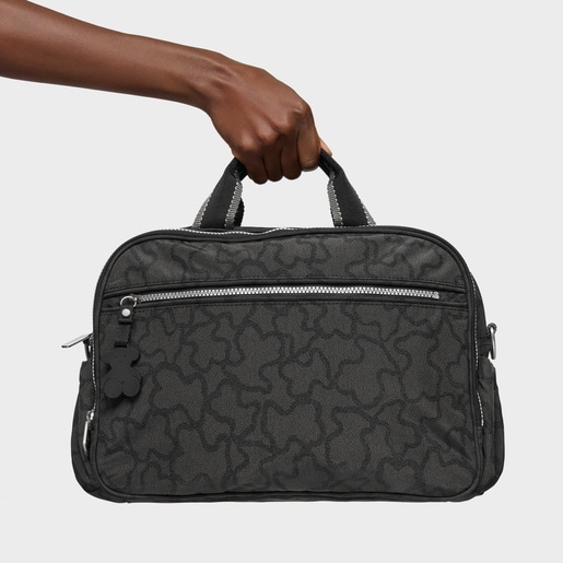 Anthracite-black colored Kaos New Colores Baby bag