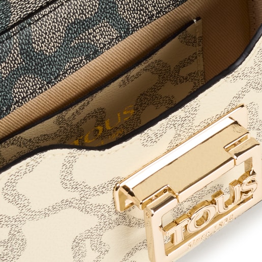 ベージュのミニクロスボディバッグ Kaos Legacy