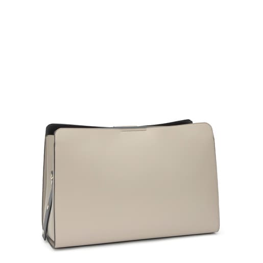 حقيبة واسعة كبيرة الحجم باللون الرمادي الداكن من تشكيلة TOUS Kaos Icon