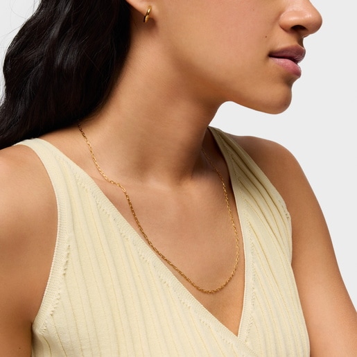 Medium 60 cm Silver Vermeil TOUS Chain Chain.